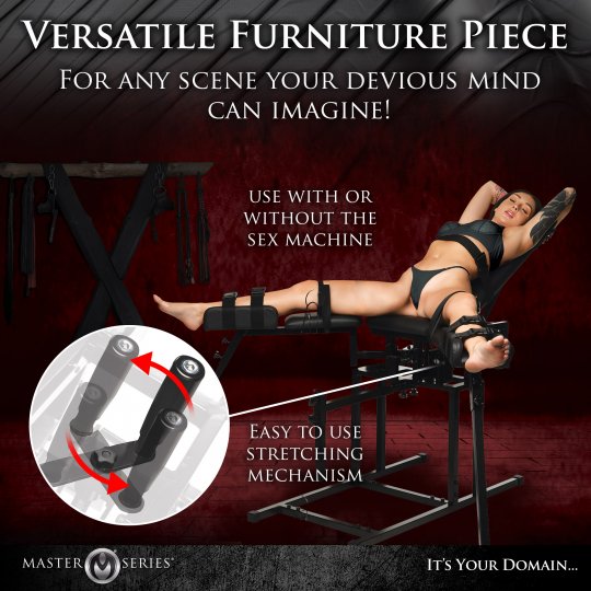 Leg Spreader Obidience Chair With Sex Machine