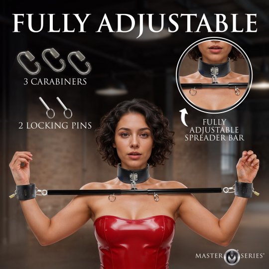 Dominion Bar Spreader Bar with Collar and Restraints