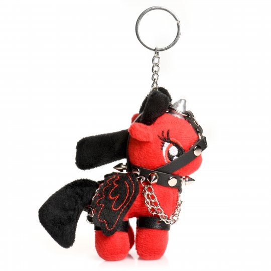 Scarlett Chainheart Bondage Pony Keychain