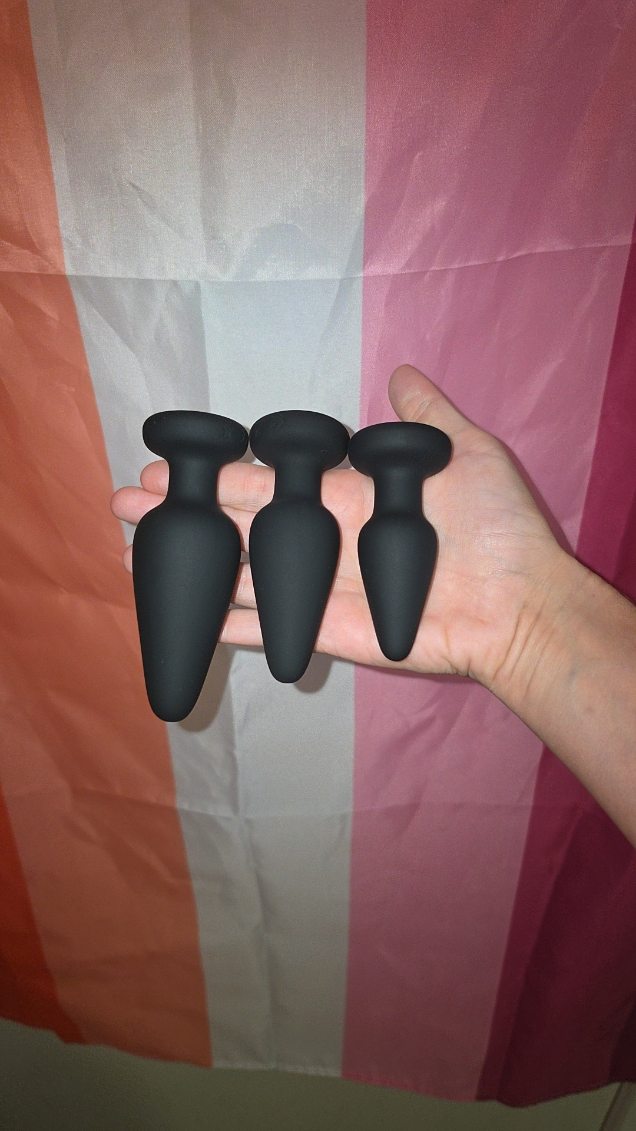 Light Up Silicone Anal Plug - Black